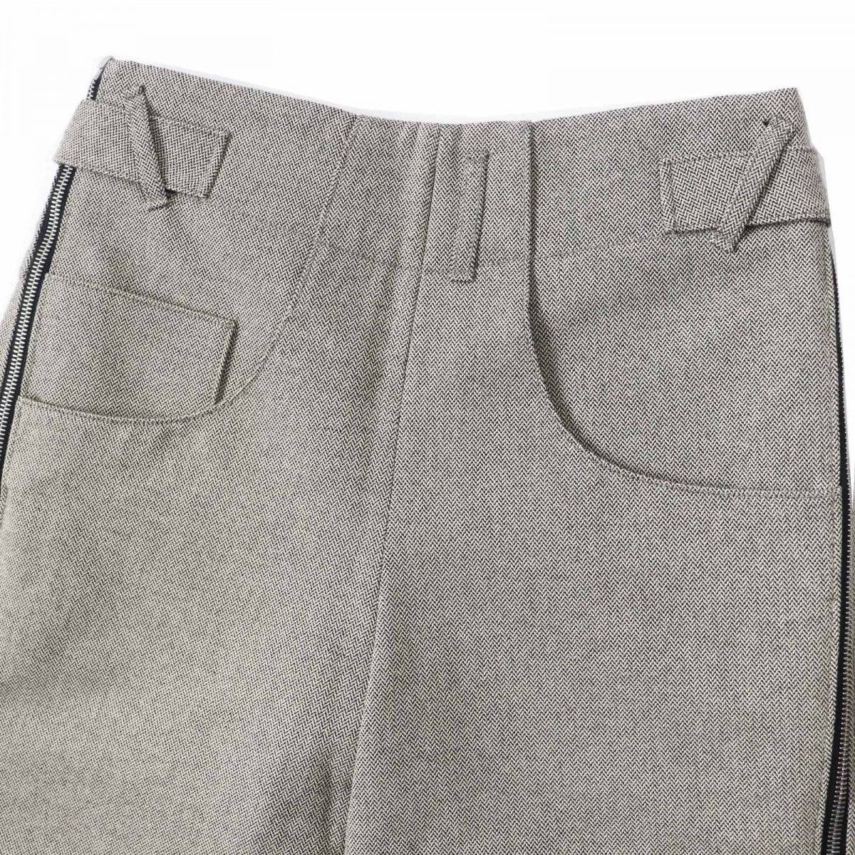LOUIS VUITTON Pants Main: 48% polyurethane, Main: 28% wool, Main: 13% polyester, Main: 11% cashmere, Lining: 37% polyurethane, : Cowhide, : Brass, : Synthetic resin Beige type Women 32
