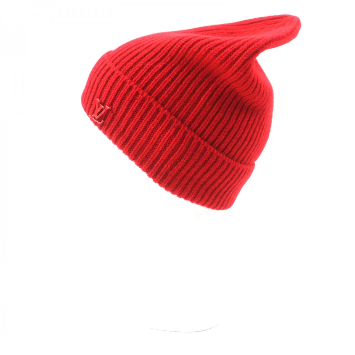 LOUIS VUITTON Knit cap MY1221 Main: 100% cashmere Red Bonnet LV Ahead mens