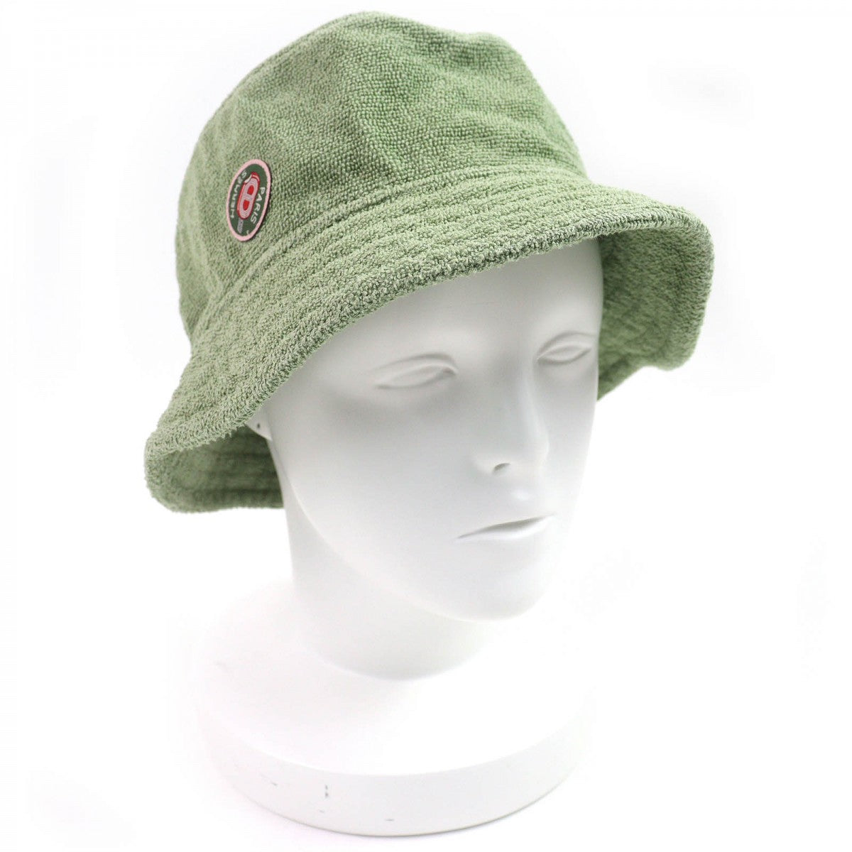 HERMES hat Main: 100% cotton, Part: 100% polyester Green type Harper mens