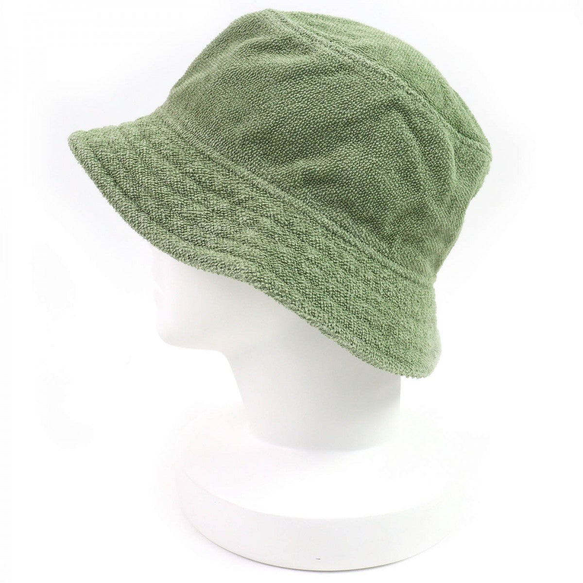 HERMES hat Main: 100% cotton, Part: 100% polyester Green type Harper mens