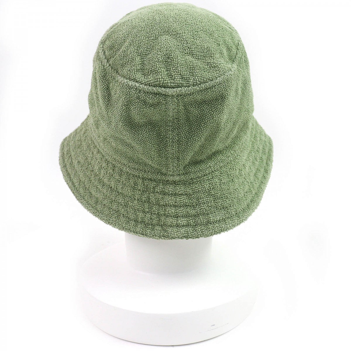 HERMES hat Main: 100% cotton, Part: 100% polyester Green type Harper mens