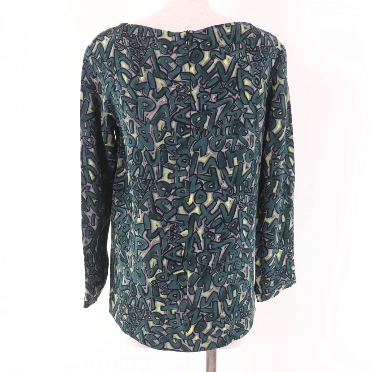 LOUIS VUITTON blouse Main: 100% rayon green Women 36