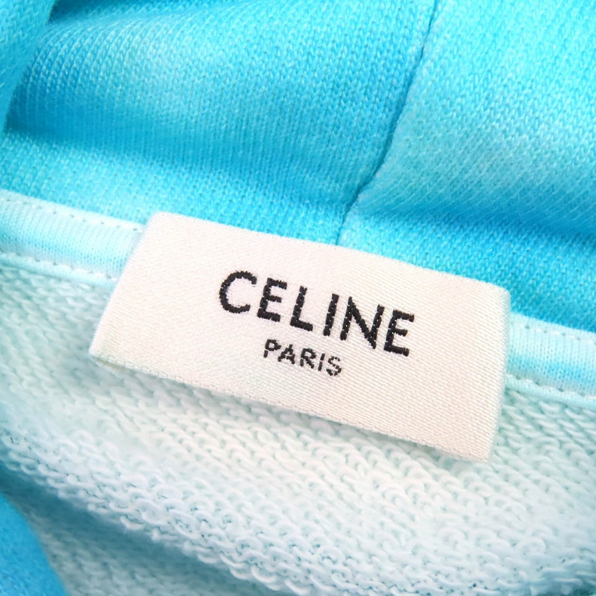 CELINE Hoodie 2Y698468Q Outer: 100% cotton, part: 96% cotton, part: 4% polyurethane Blue type Multicolor Marcelo Lavin Heavenly Days mens L