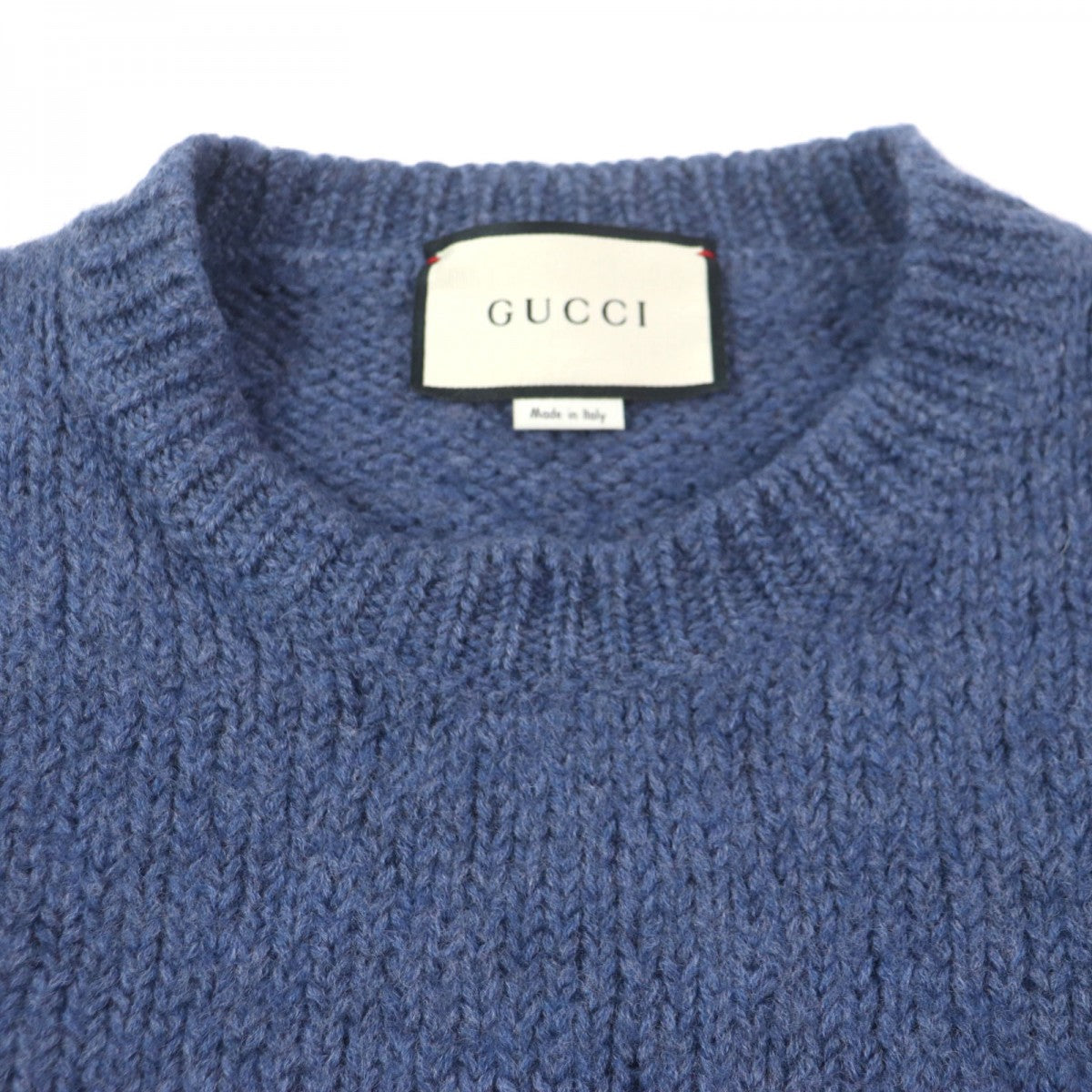 GUCCI sweater 636327 Main: 100% wool, part: 50% acrylic, part: 50% wool Navy mens XL