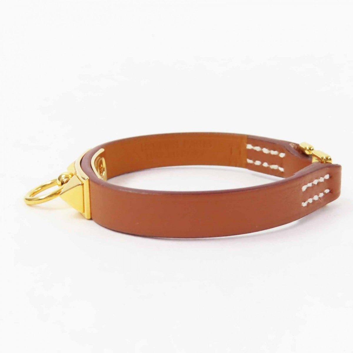 HERMES bracelet Main: Leather Brown reval mini Women