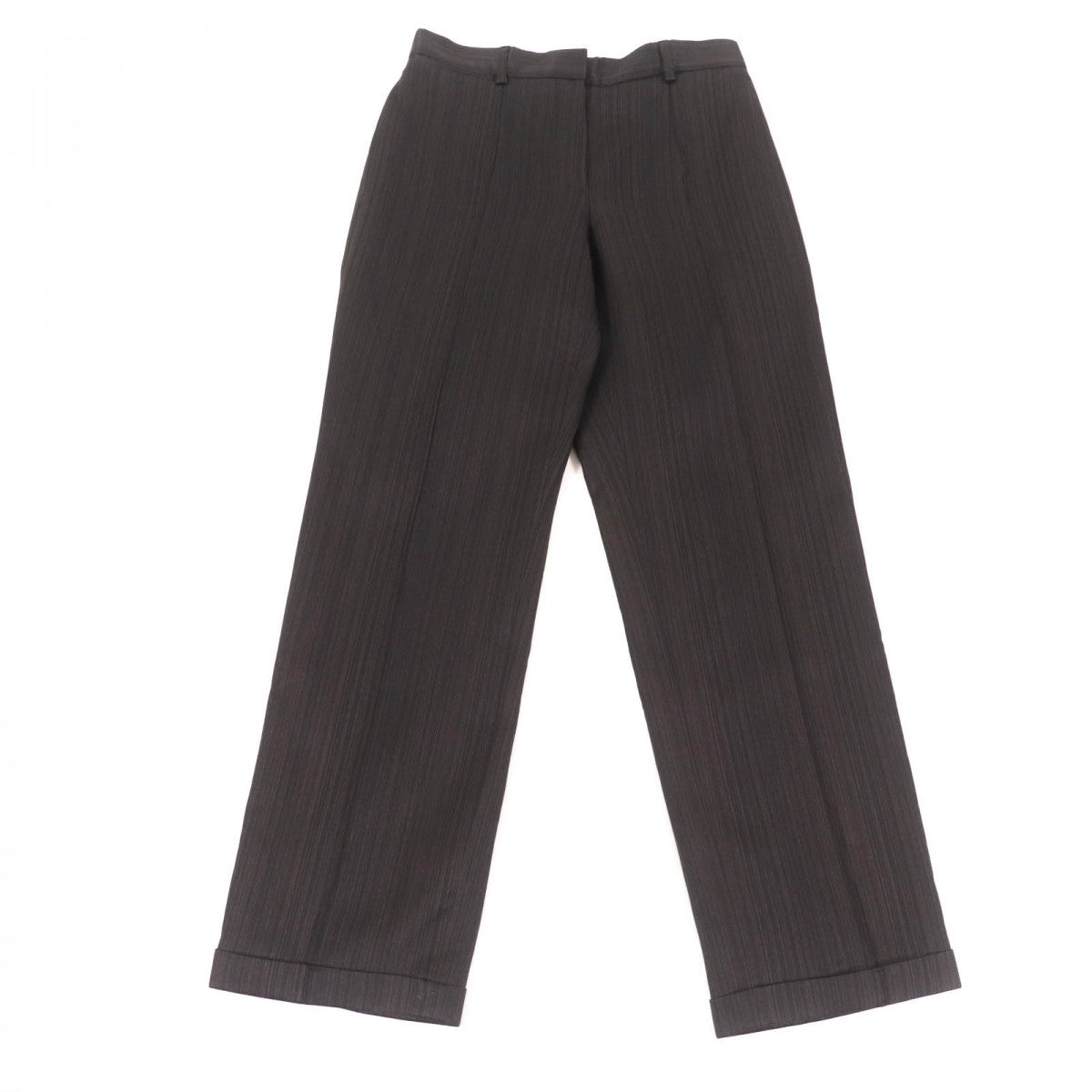 HERMES Pants 3H0418DW wool khaki 36