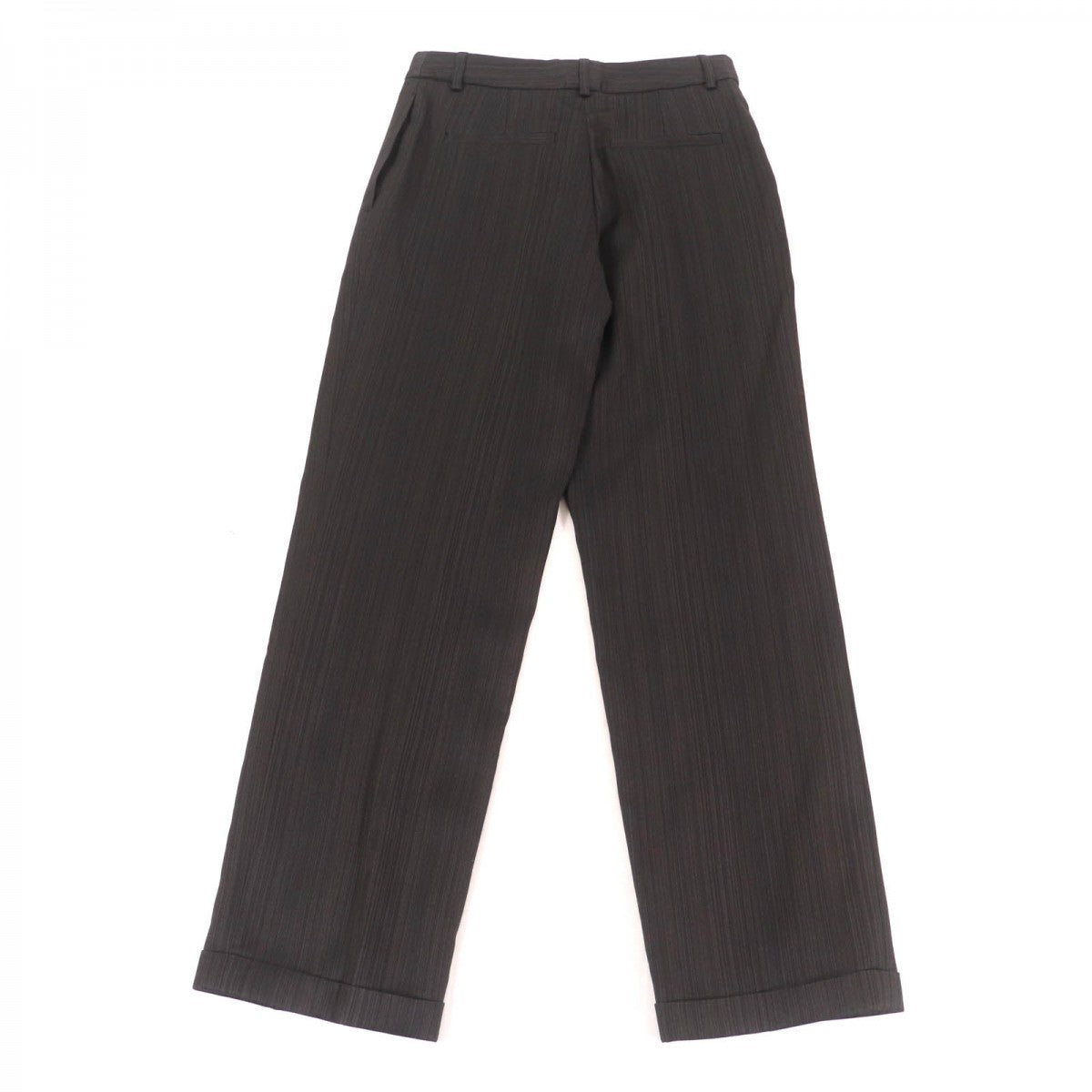 HERMES Pants 3H0418DW wool khaki 36