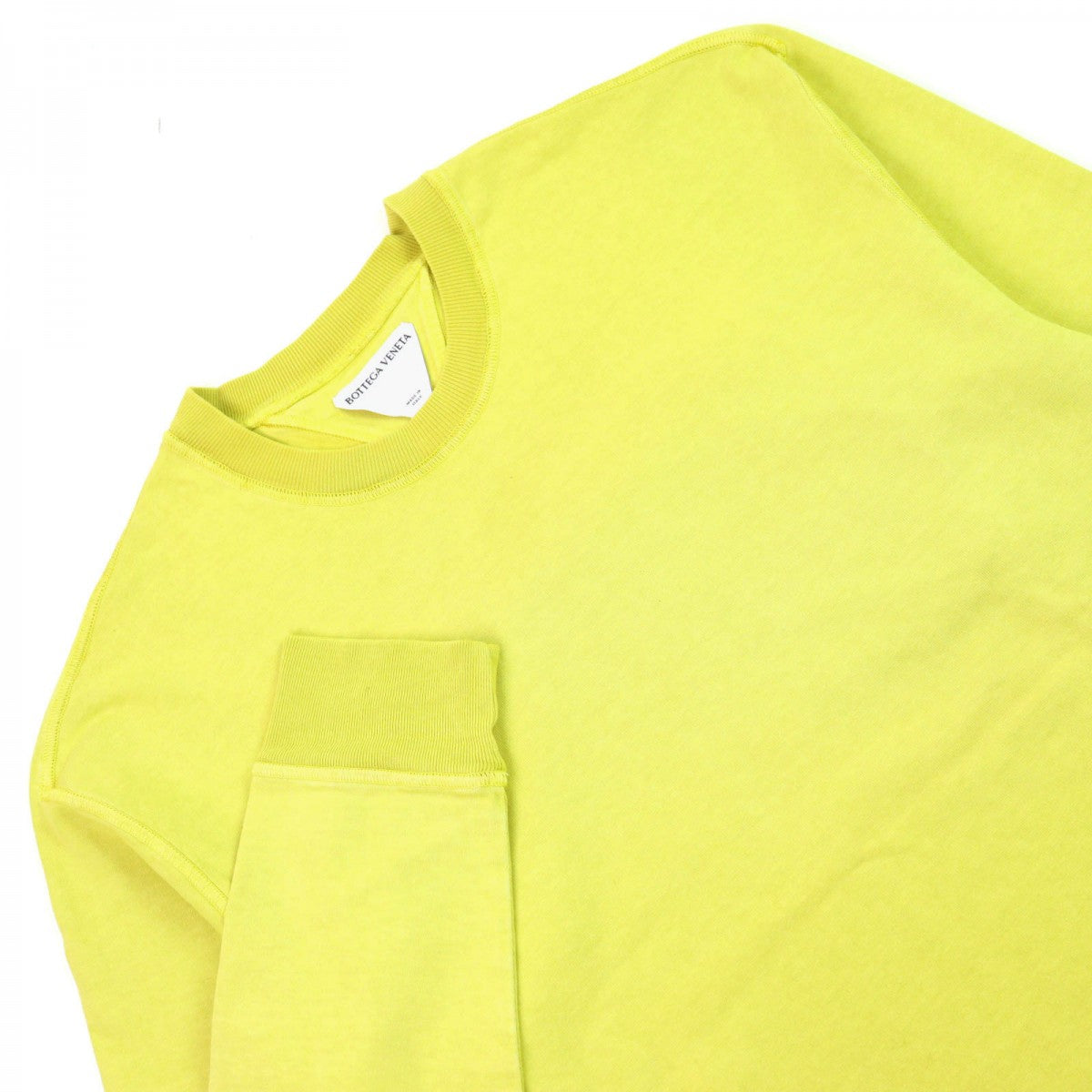 BOTTEGAVENETA Long-sleeved T-shirt 680827 Main: 100% cotton mustard mens L