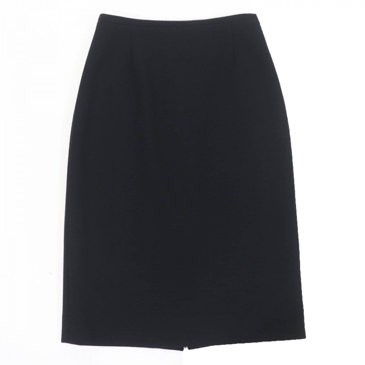 HERMES Tight Skirt Main: 100% wool, Lining: 100% silk black Women 34