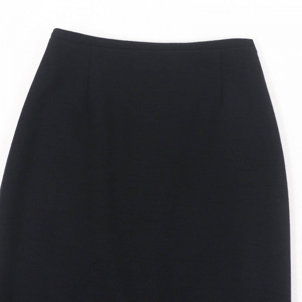HERMES Tight Skirt Main: 100% wool, Lining: 100% silk black Women 34