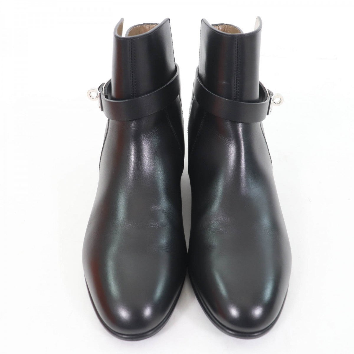 HERMES short boots Main: Leather black Neo Women 37