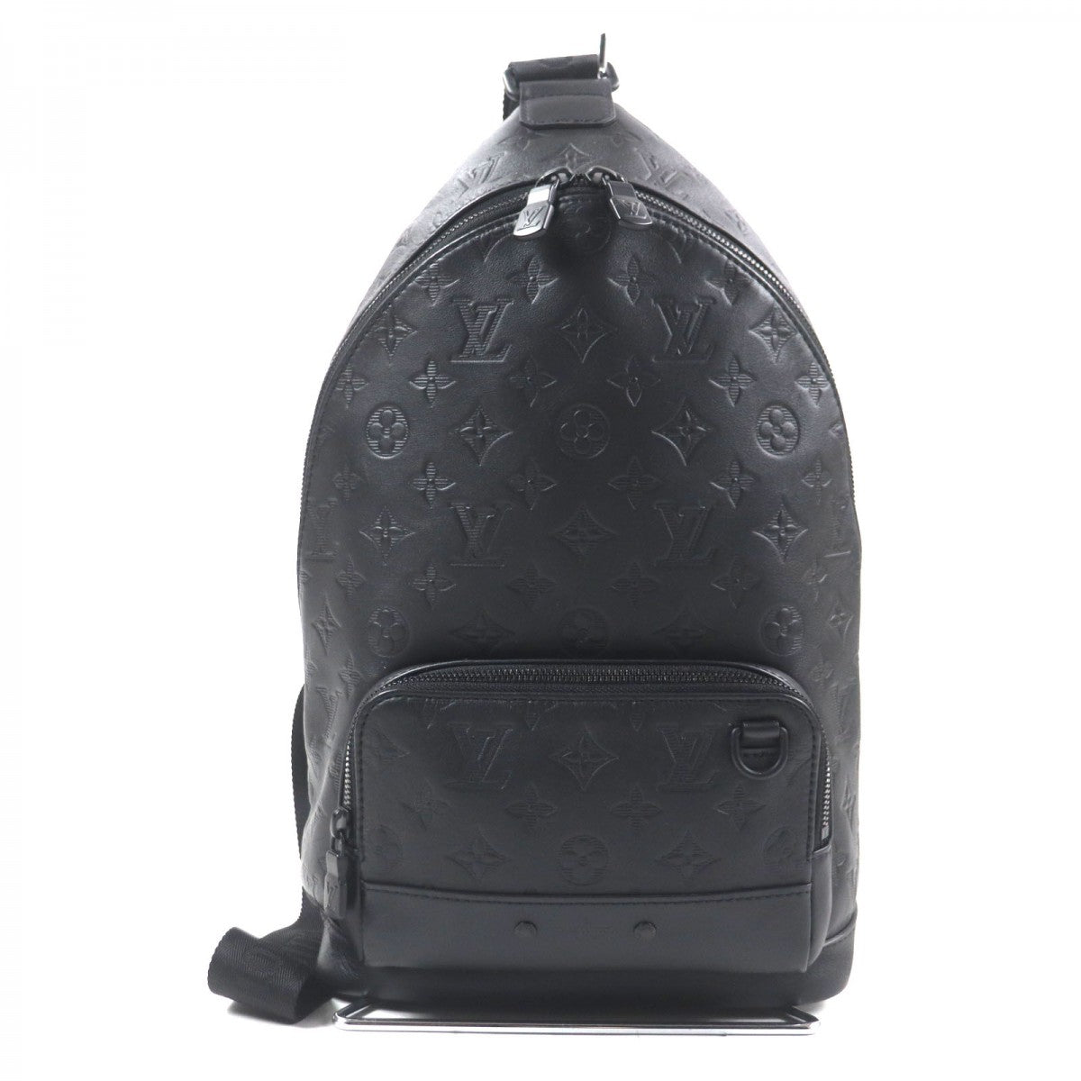 LOUIS VUITTON Sling bag M46107 Main: Leather black Monogram Shadow Racer Sling Bag mens
