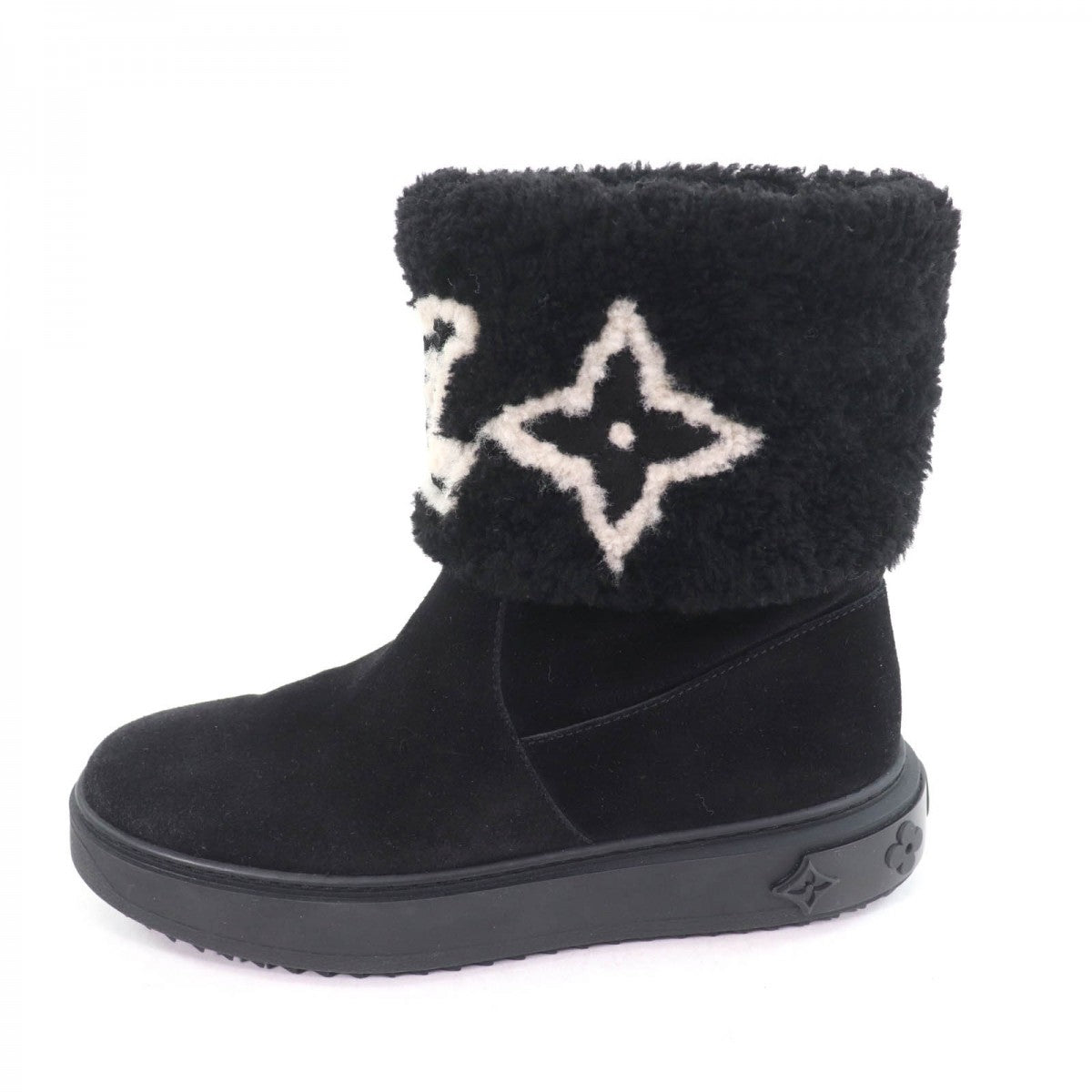 LOUIS VUITTON boots Main: Mouton black Snowdrop Line Women 37