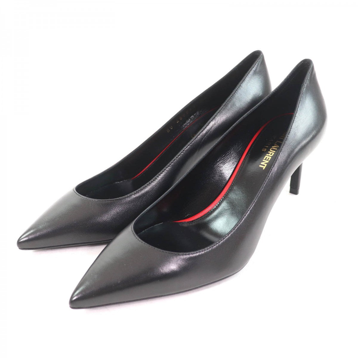 SAINT LAURENT PARIS pumps 480093 Main: Leather black Women 37.5