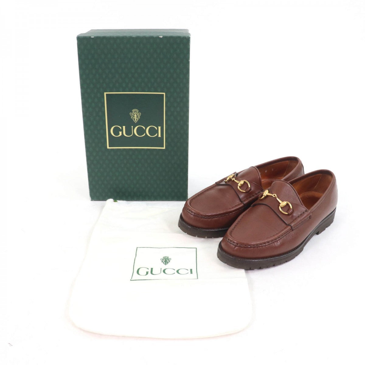 GUCCI loafers 101 6105 Main: Leather Brown Women 6