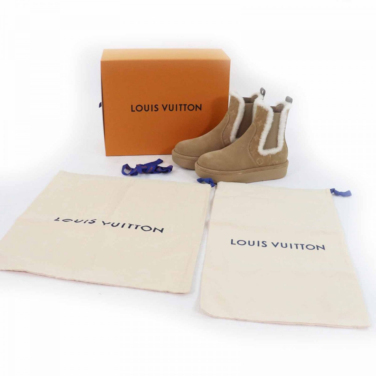 LOUIS VUITTON boots Main: Mouton beige Aspen Women 36.5
