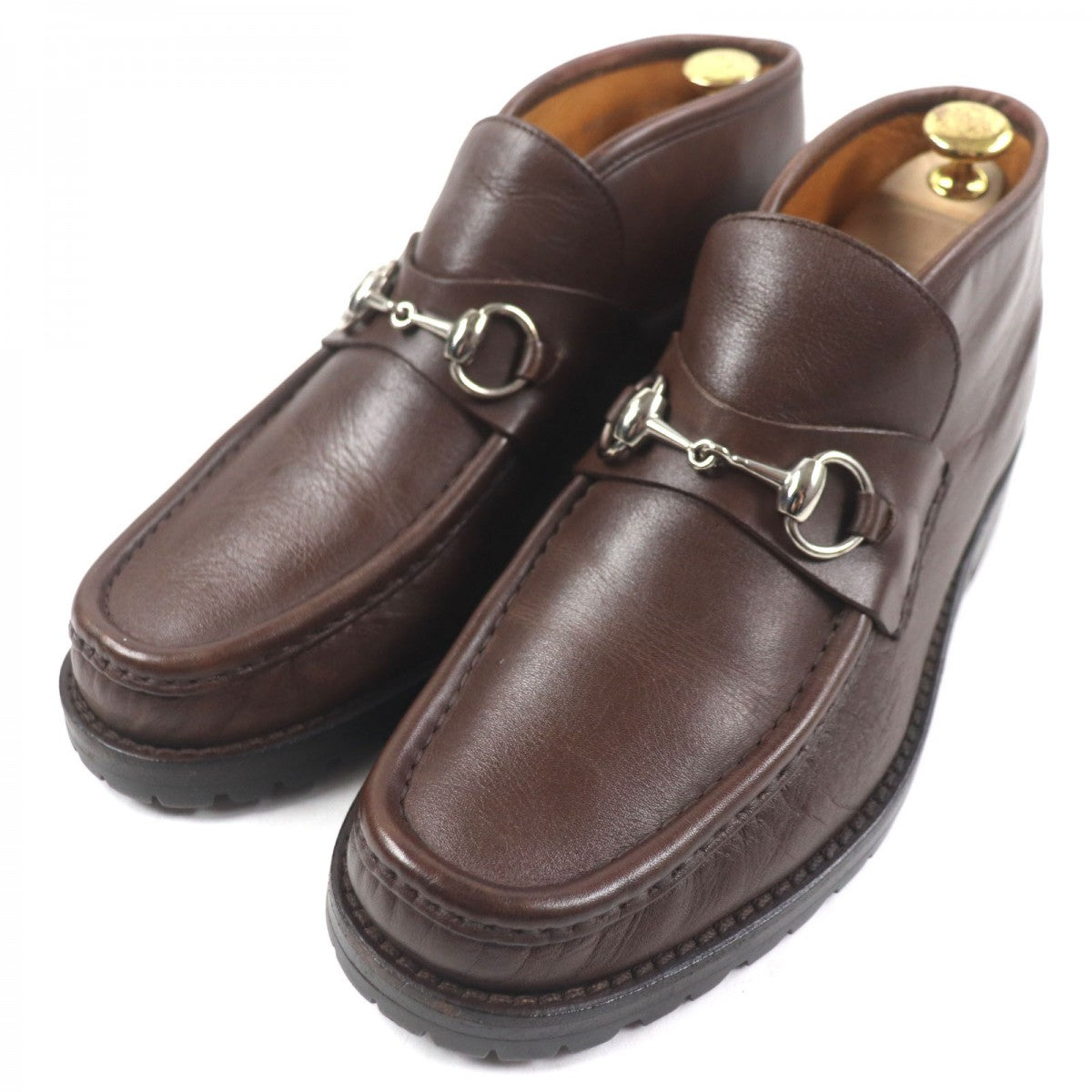 GUCCI Ankle boots 1140067 Main: Leather Dark brown mens 40