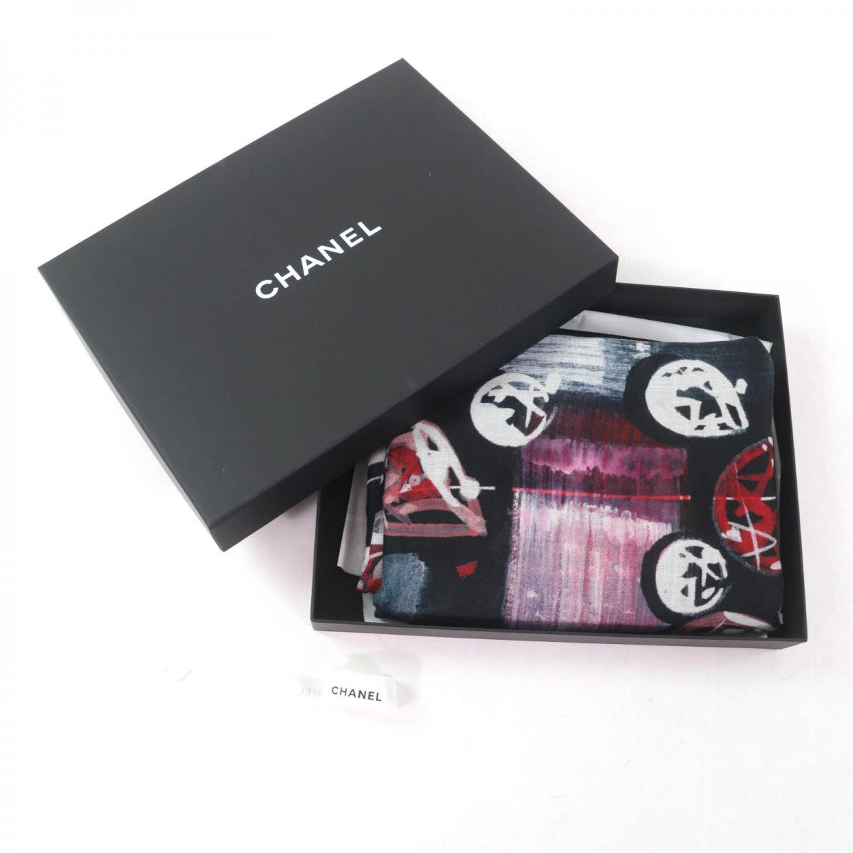 CHANEL shawl Main: 100% cashmere Multi Women