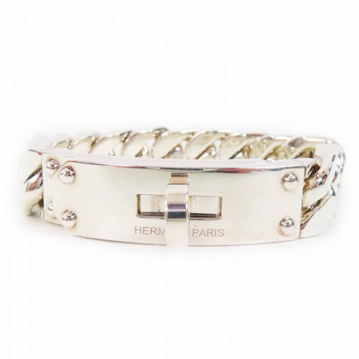 HERMES bracelet Main�FSV925 Silver Kelly Grummett GM Women