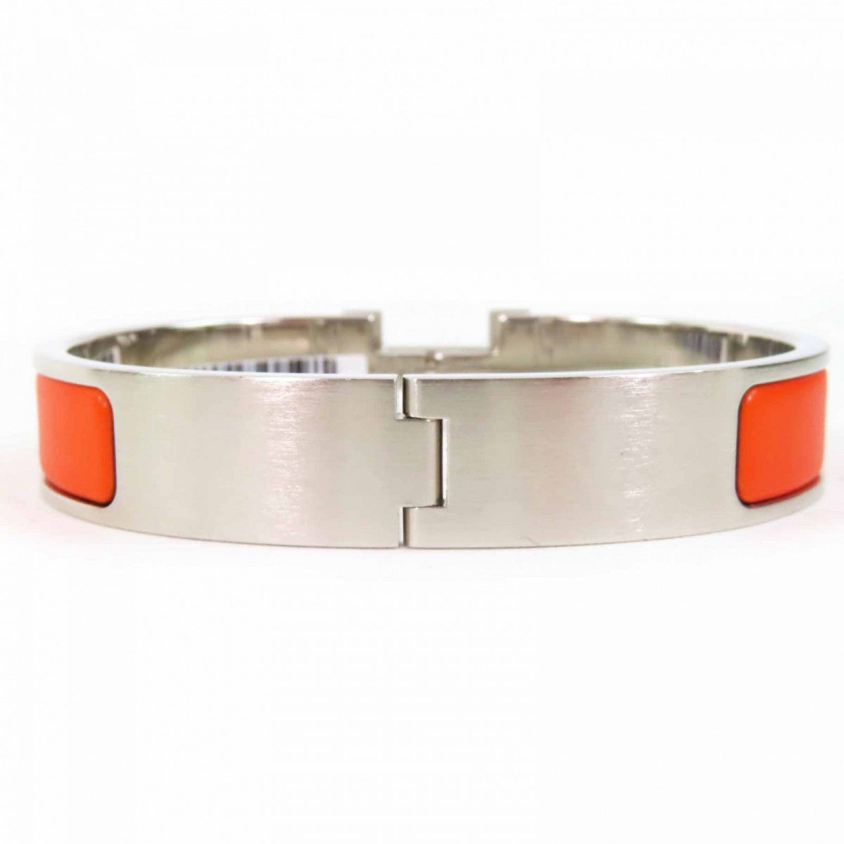 HERMES Bangle Main: Metal Orange Silver Quick HPM Women