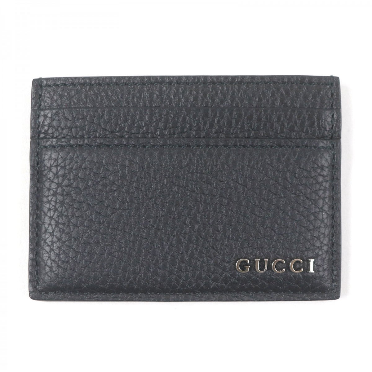 GUCCI Card Case 771157 Main: Leather black mens