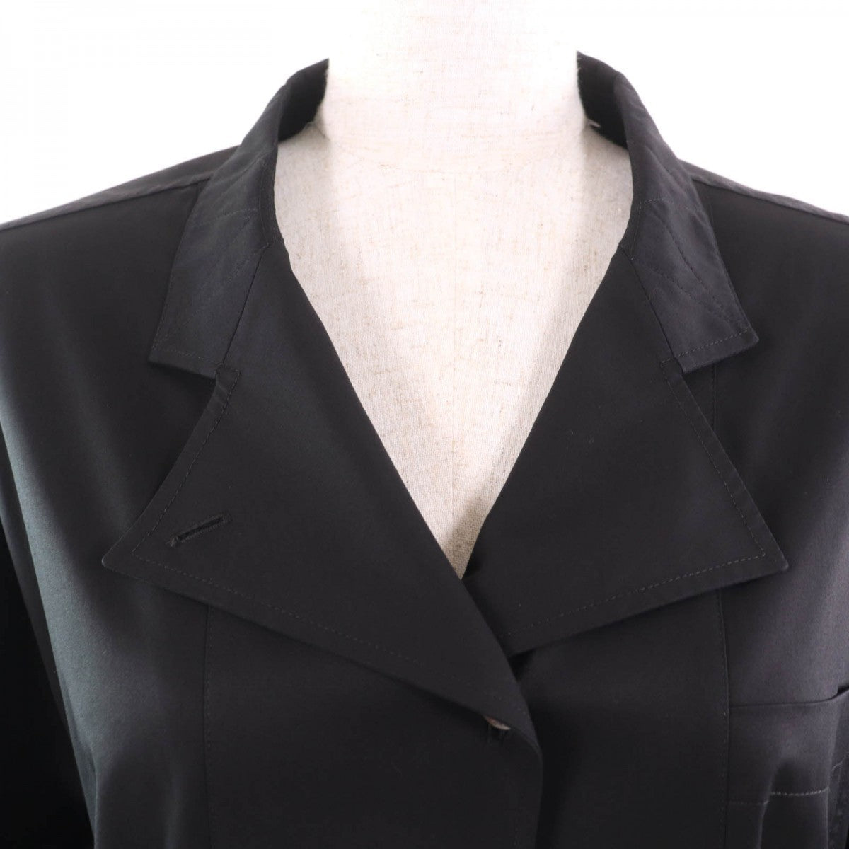 HERMES one piece 3H0633DV cotton black 40