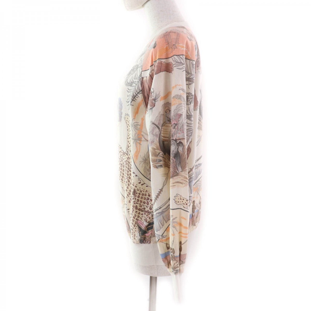 HERMES tops Main: 100% cotton, some: 47% cotton, some: 27% linen, some: 26% silk, some: 47% cotton Multi jungle Women 40