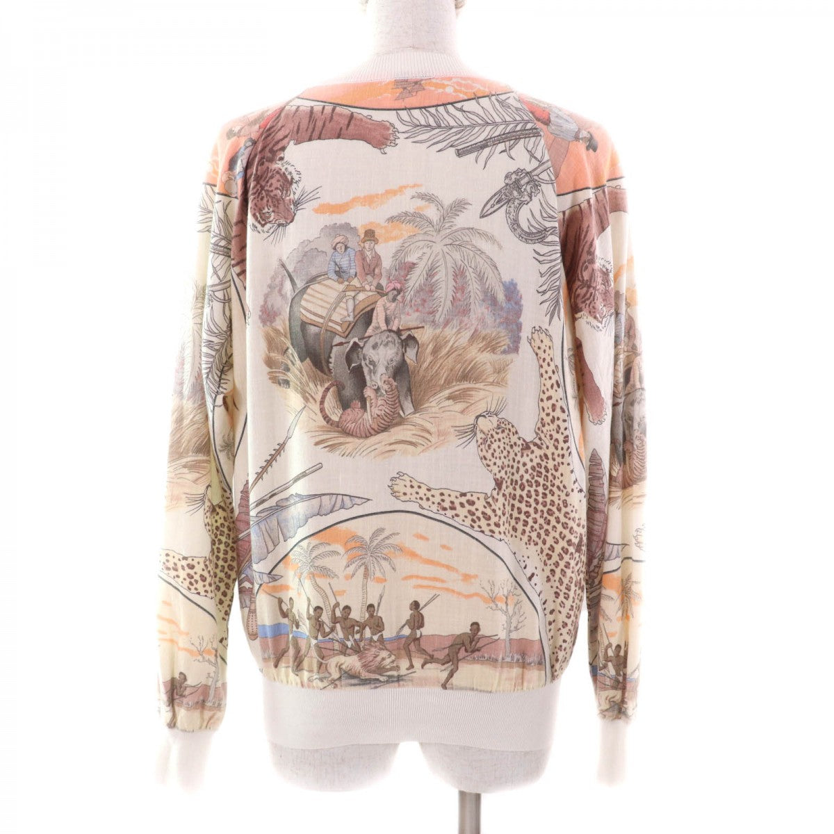 HERMES tops Main: 100% cotton, some: 47% cotton, some: 27% linen, some: 26% silk, some: 47% cotton Multi jungle Women 40