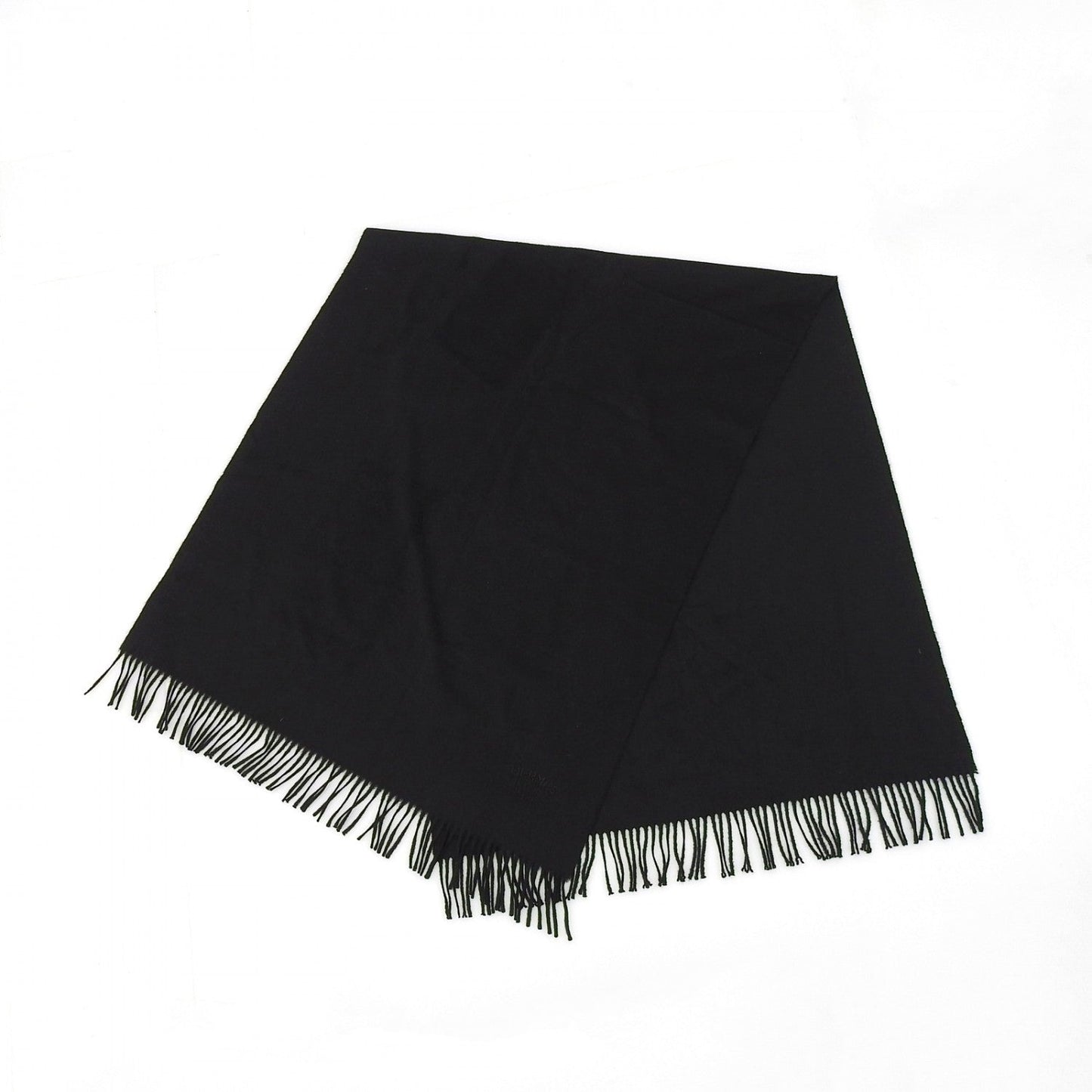 HERMES Scarf cashmere black
