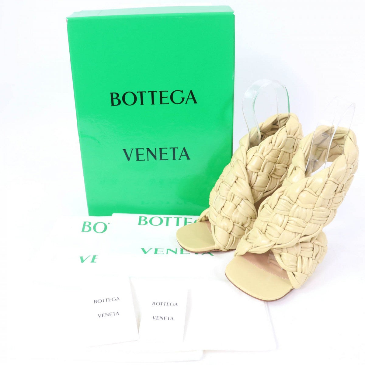 BOTTEGAVENETA Sandals 632507 Main: Leather beige Women 36.5