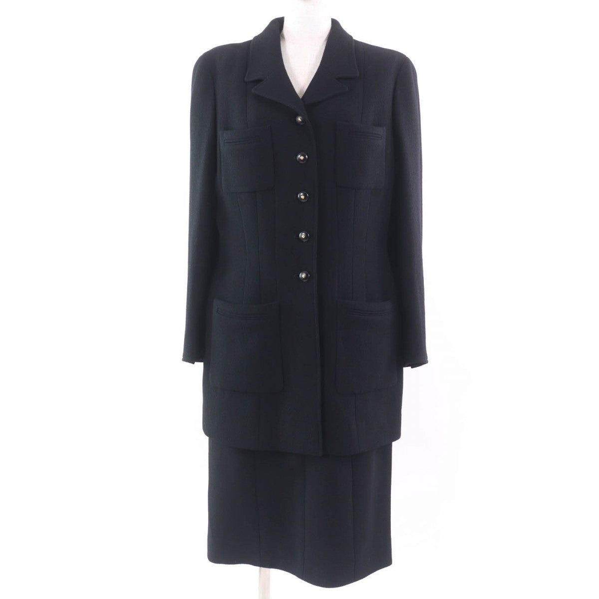 CHANEL setup 95A P05422V03075 Main: 100% wool, Lining: 95% silk, Lining: 5% spandex black Women