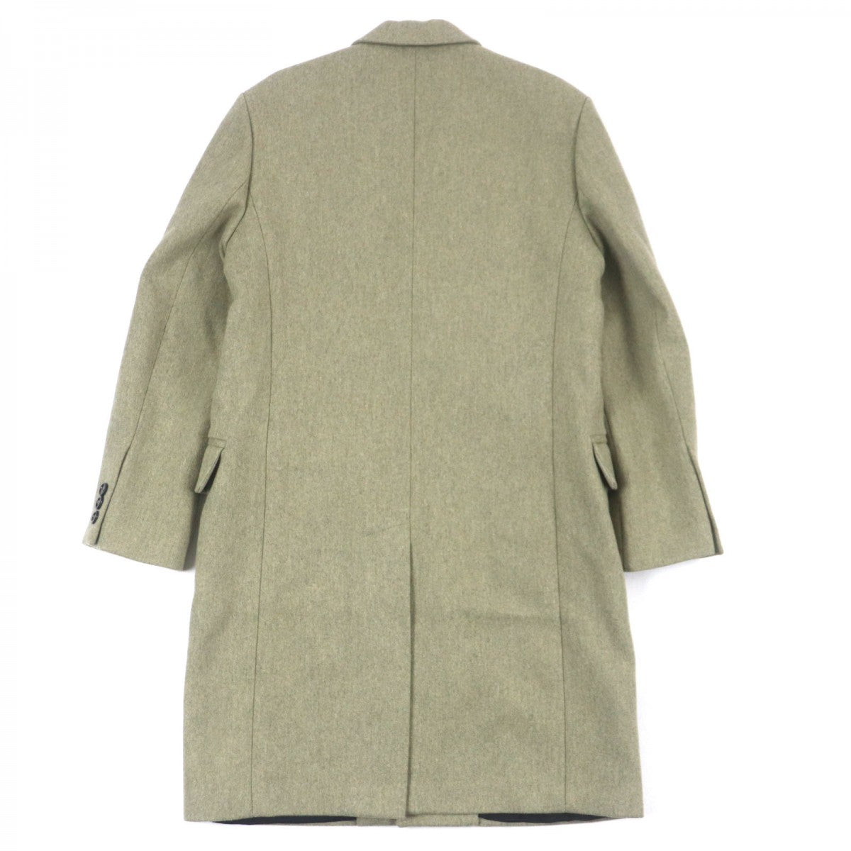 BOTTEGAVENETA Chester coat 647389 Outer: 80% wool, Outer: 20% nylon, Lining: 100% rayon, Lining: 100% cotton Green type mens 52
