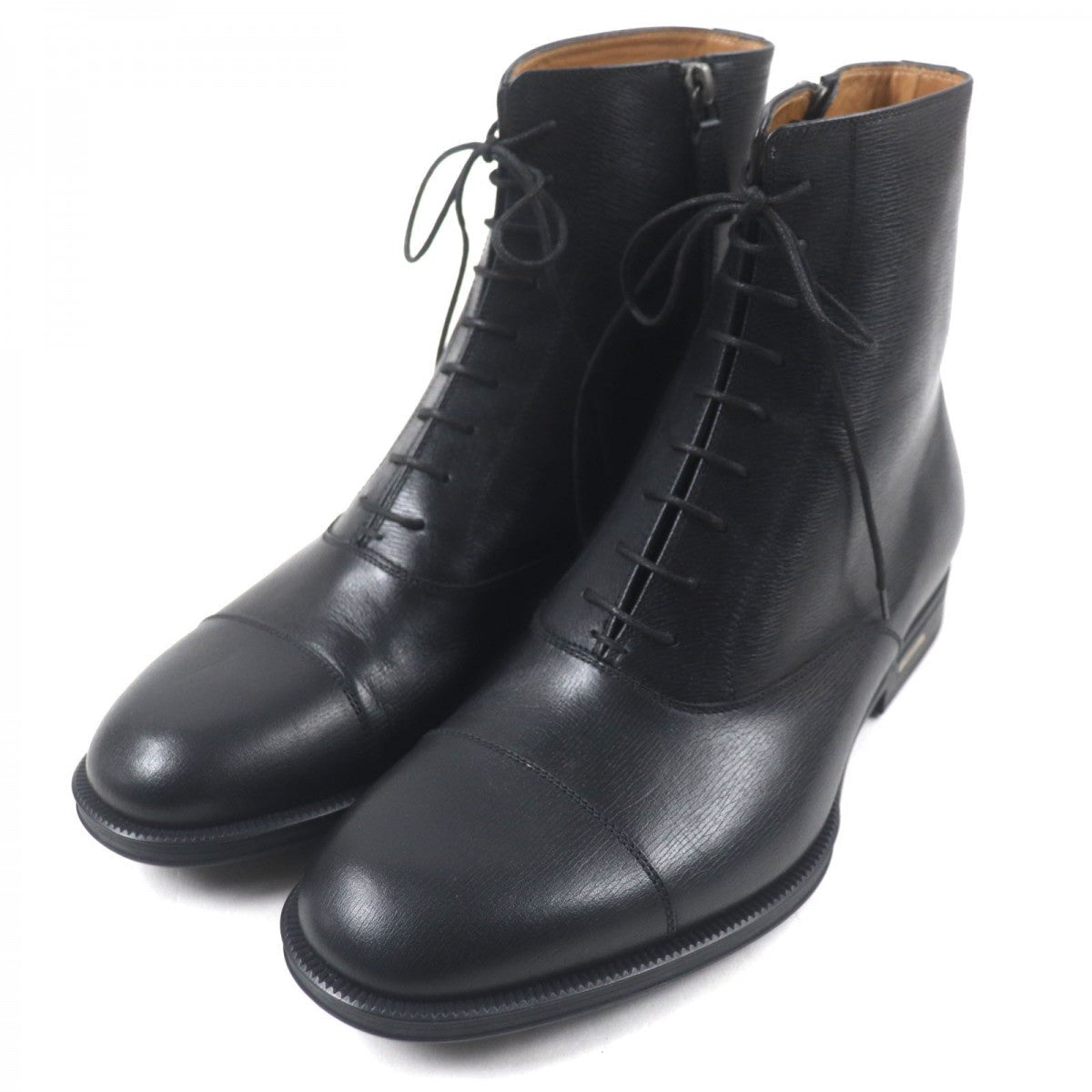 GUCCI boots Main: Leather black mens 8