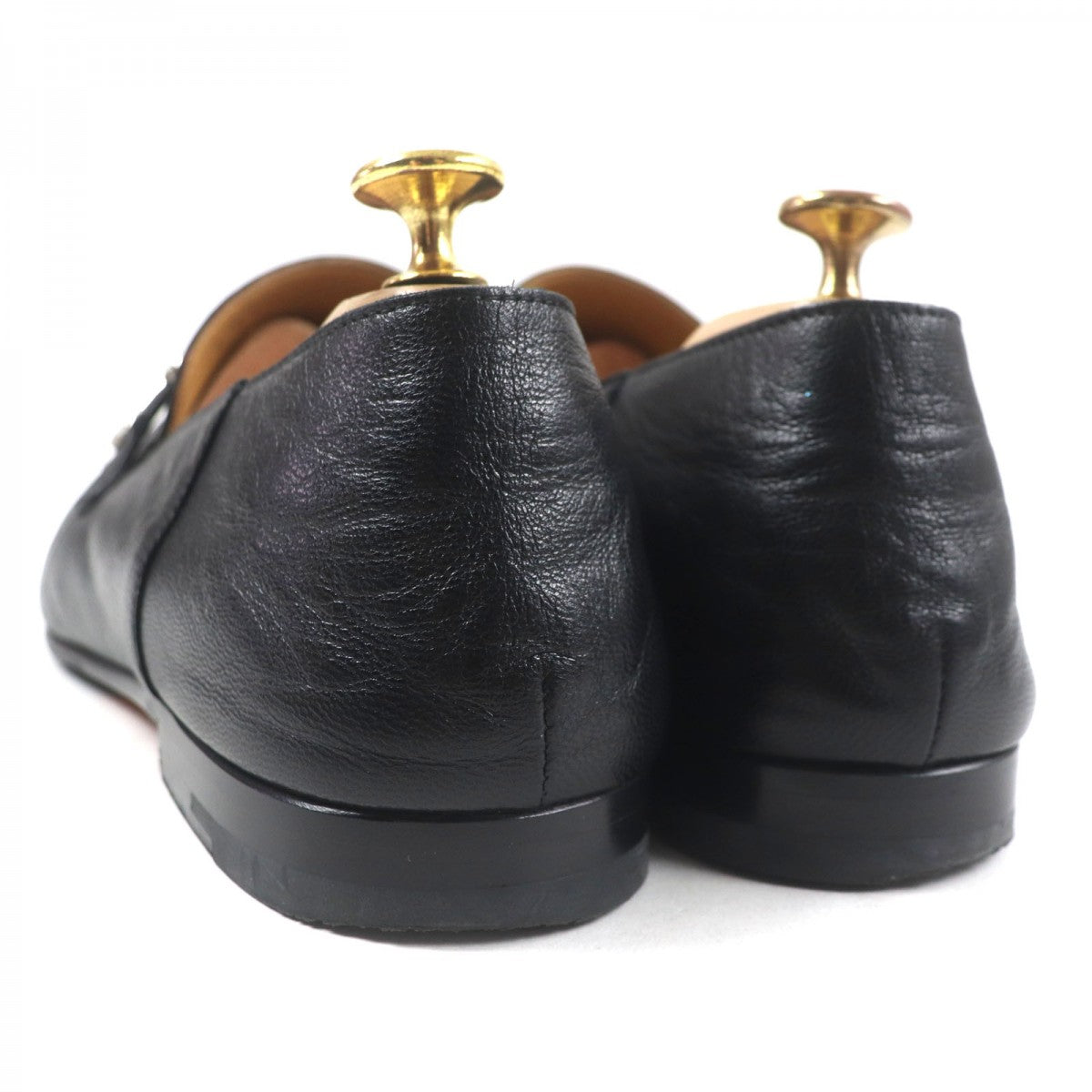 HERMES loafers 231992 Main: Leather black mens 43