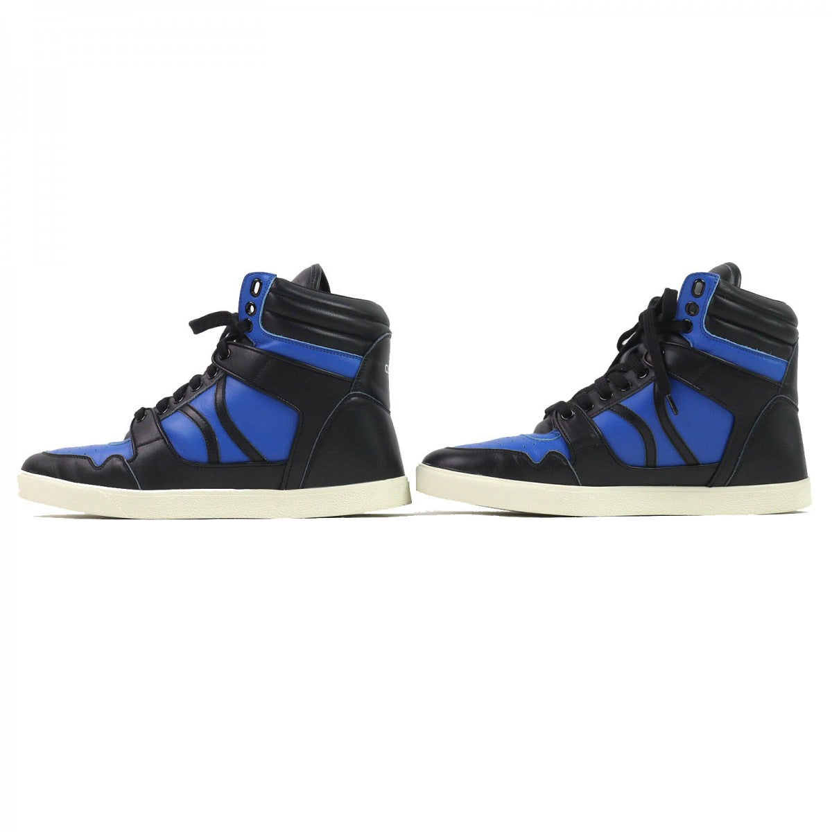 CELINE High cut sneakers Main: Leather Black blue BREAK mens 41