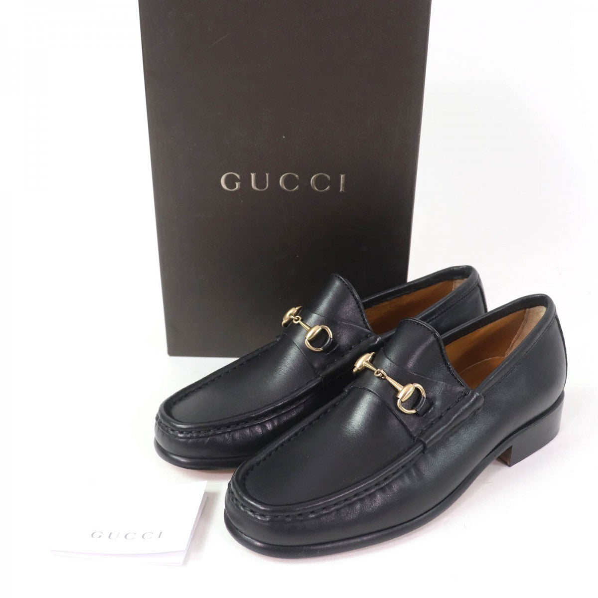 GUCCI loafers 100 0255 Main: Leather black 35.5
