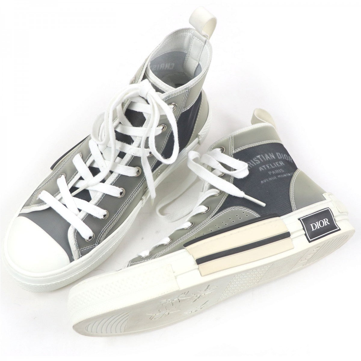 Dior HOMME High cut sneakers Part: Rubber Gray type B23 mens 39