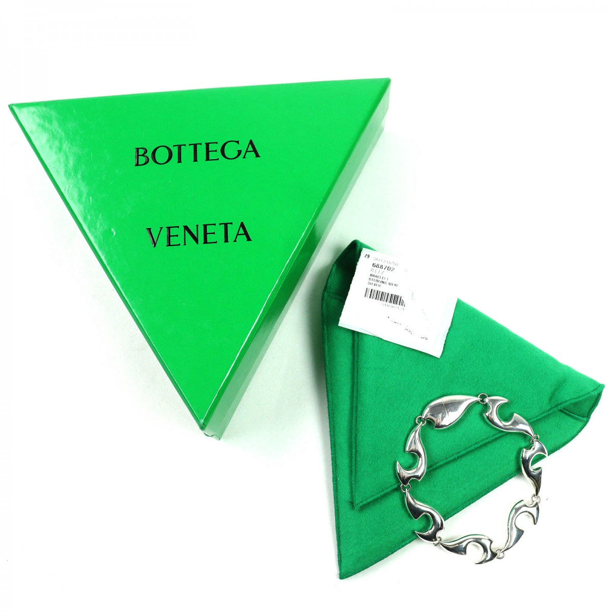 BOTTEGAVENETA bracelet 688702 Main�FAG925 Silver mens L