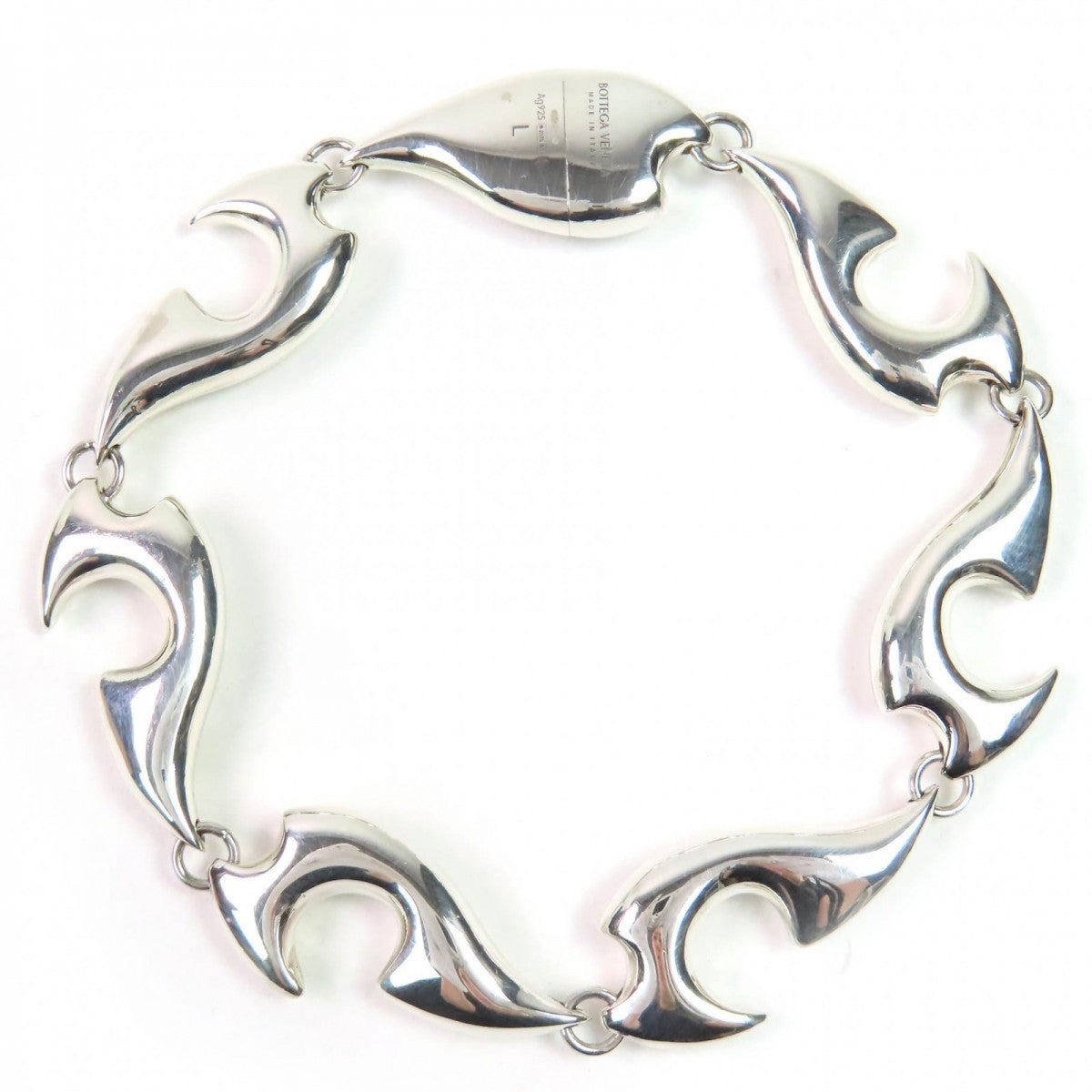 BOTTEGAVENETA bracelet 688702 Main�FAG925 Silver mens L
