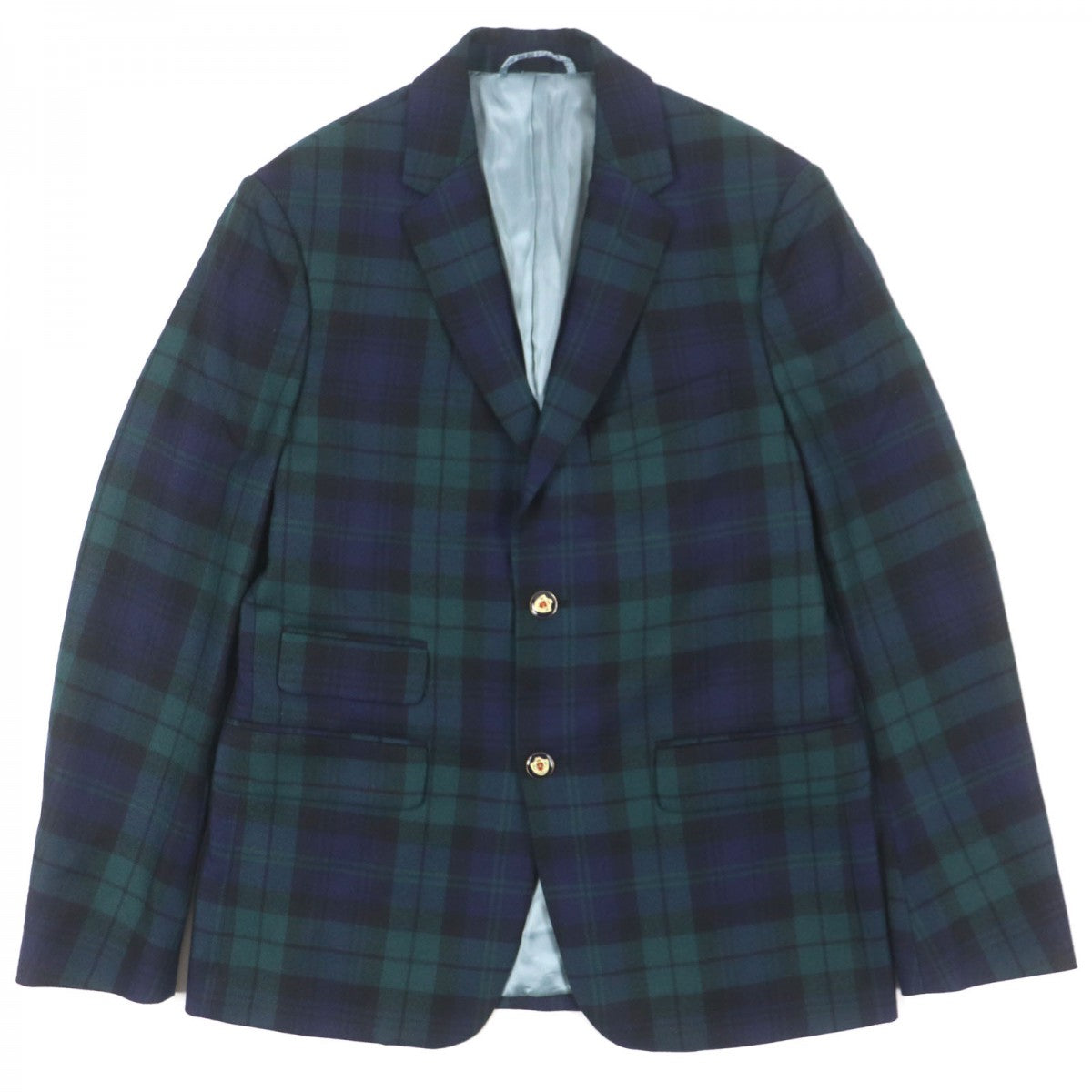 GUCCI tailored jacket 421766 Outer: 100% wool, Lining: 100% cupra, Sleeve lining: 100% cupra Green navy mens 48