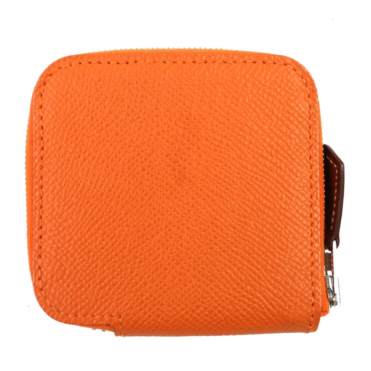 HERMES Coin case Main�FEpsom Orange Azap Mini Silk In Women