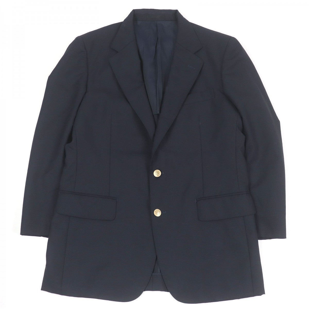 BURBERRY tailored jacket Outer: 99% wool, Outer: 1% nylon, Lining: polyester, Lining: cupra Navy mens