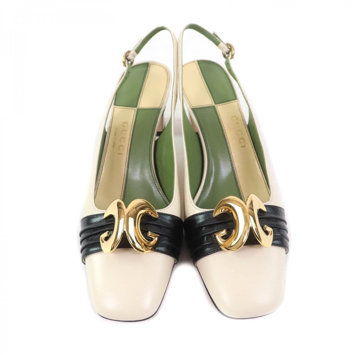 GUCCI pumps 572232 Main: Leather Ivory Women 37