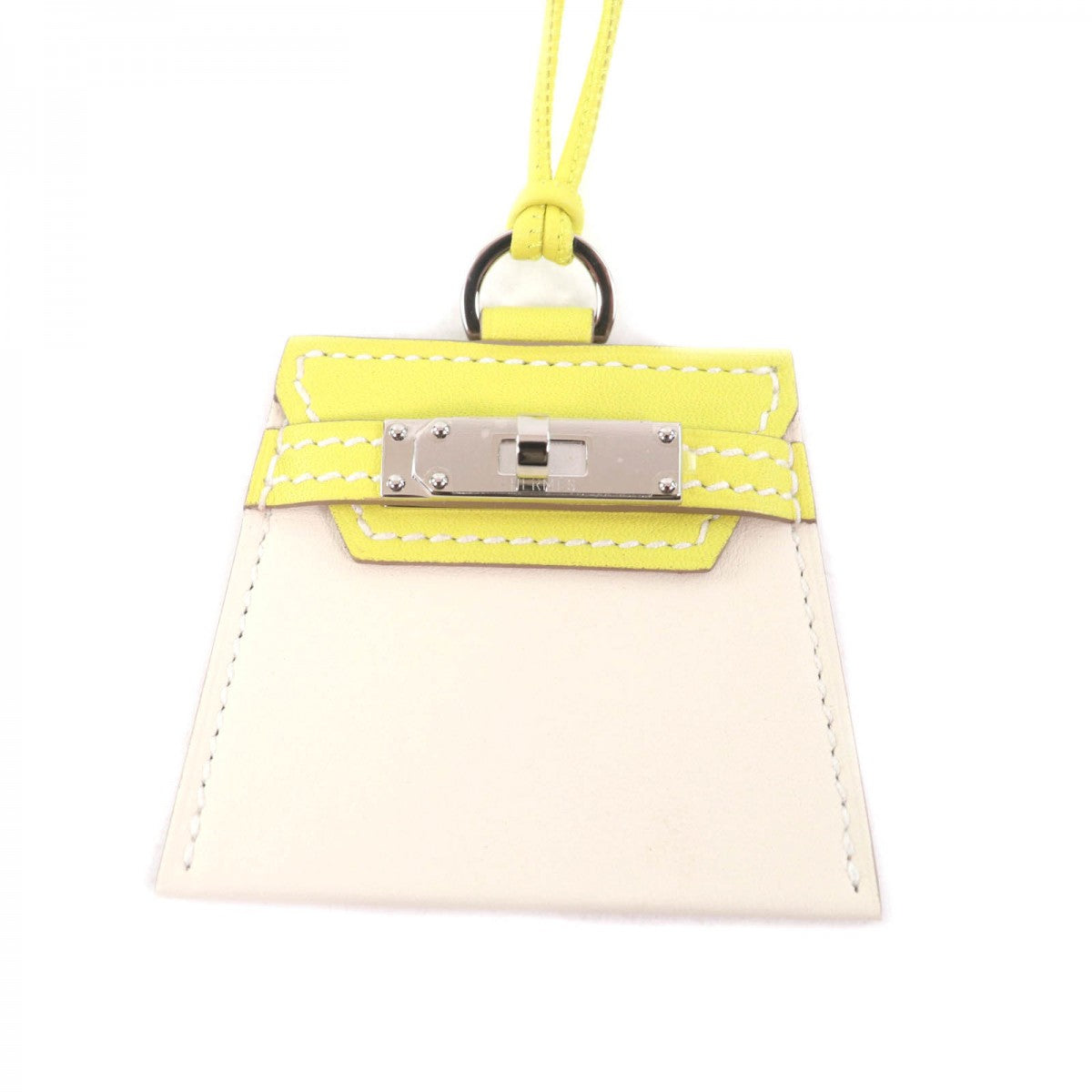 HERMES Necklace Main: Swift Lime Clay Monpetit Kelly GM Women