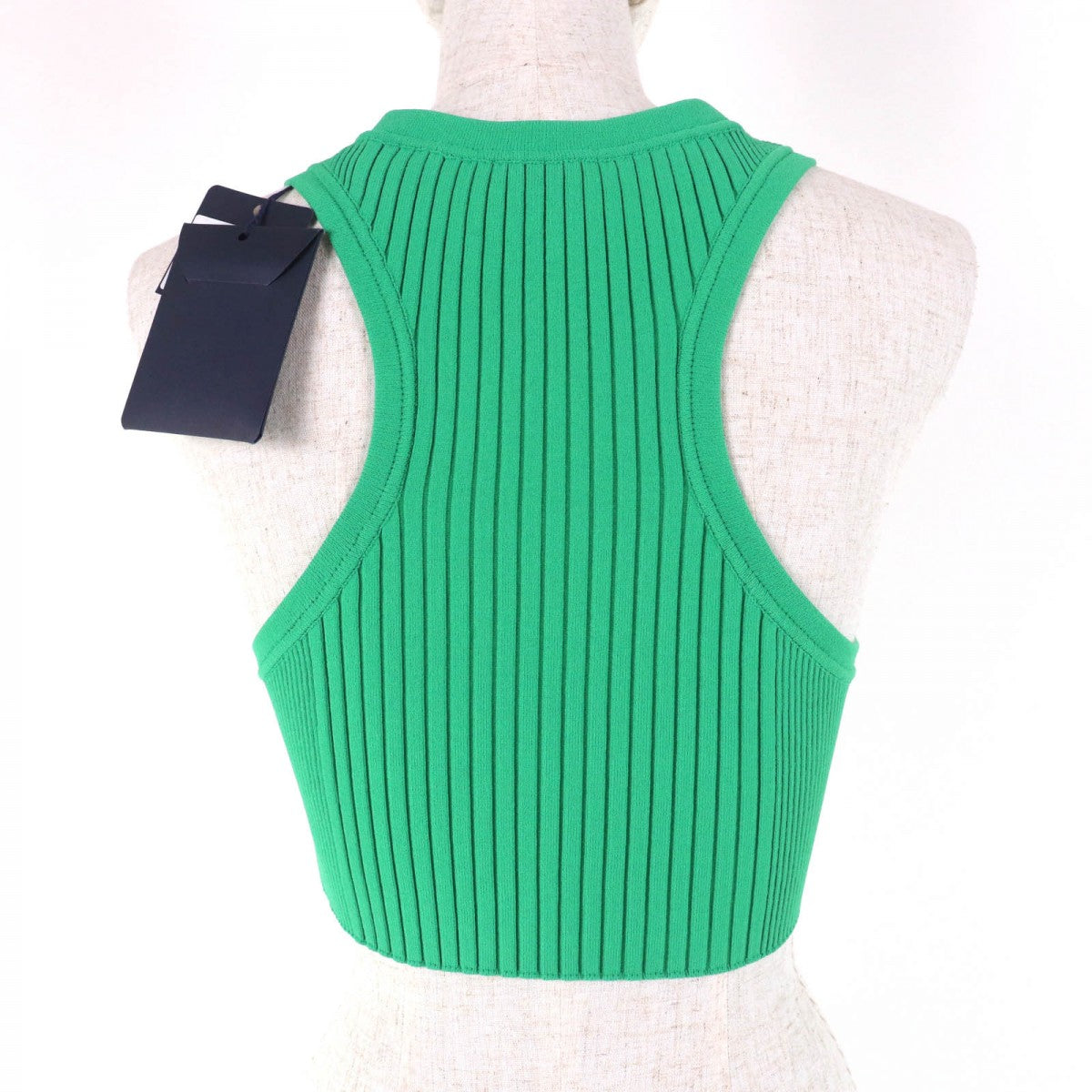LOUIS VUITTON Tank top 1AB8CS Main: 54% rayon, 26% polyester, 19% nylon, 1% polyurethane green Women XS