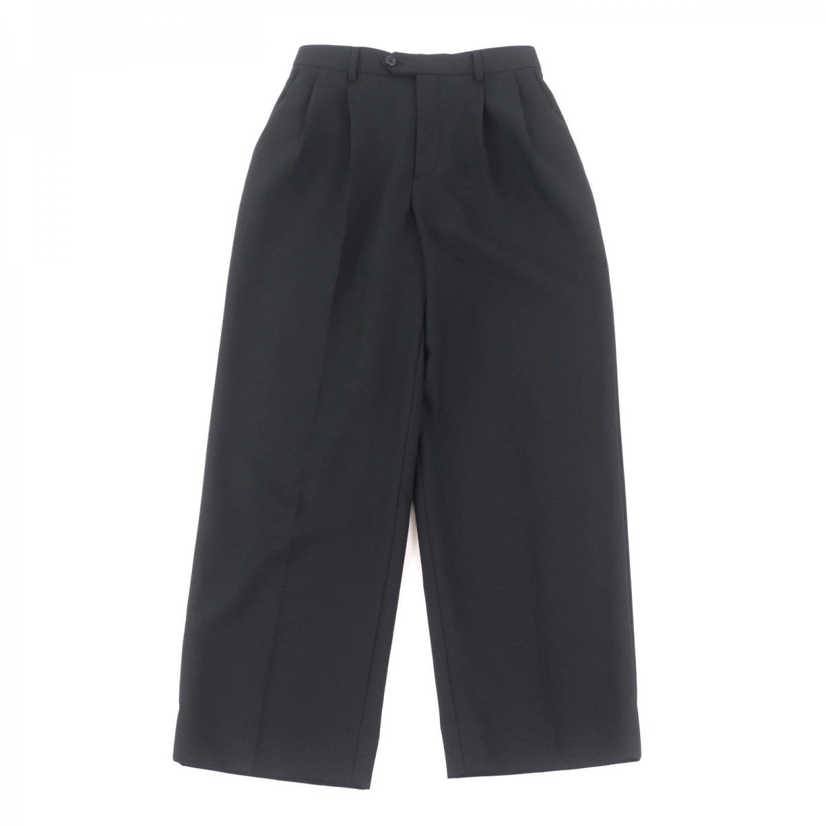 CELINE slacks 2P519673D Outer: 100% wool, Lining: 100% cotton, Part: leather black Women 34