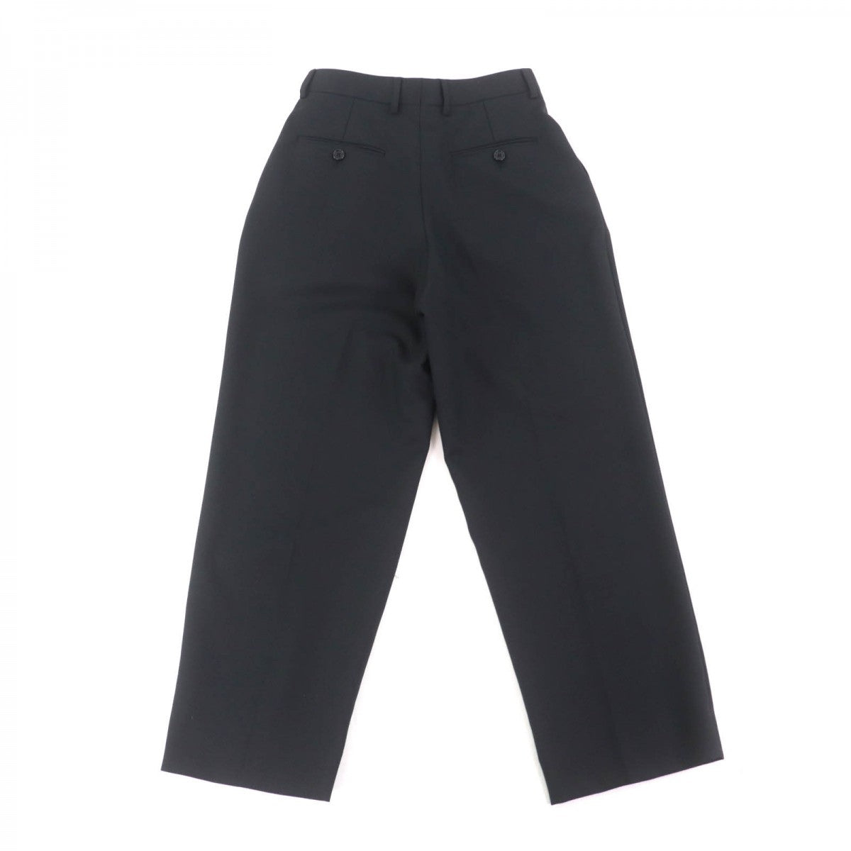 CELINE slacks 2P519673D Outer: 100% wool, Lining: 100% cotton, Part: leather black Women 34