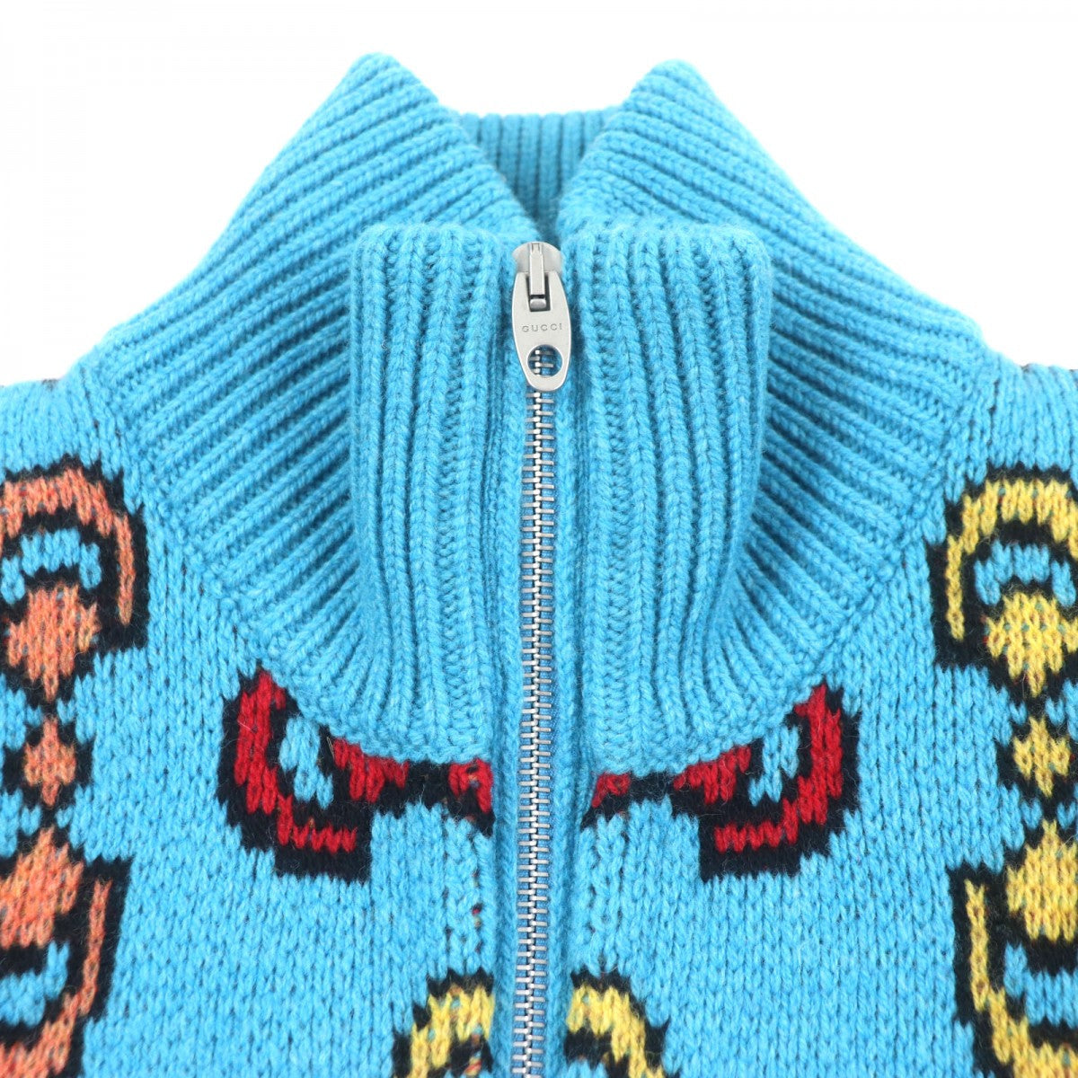GUCCI Jacket 716370 Main: 100% wool blue mens XS
