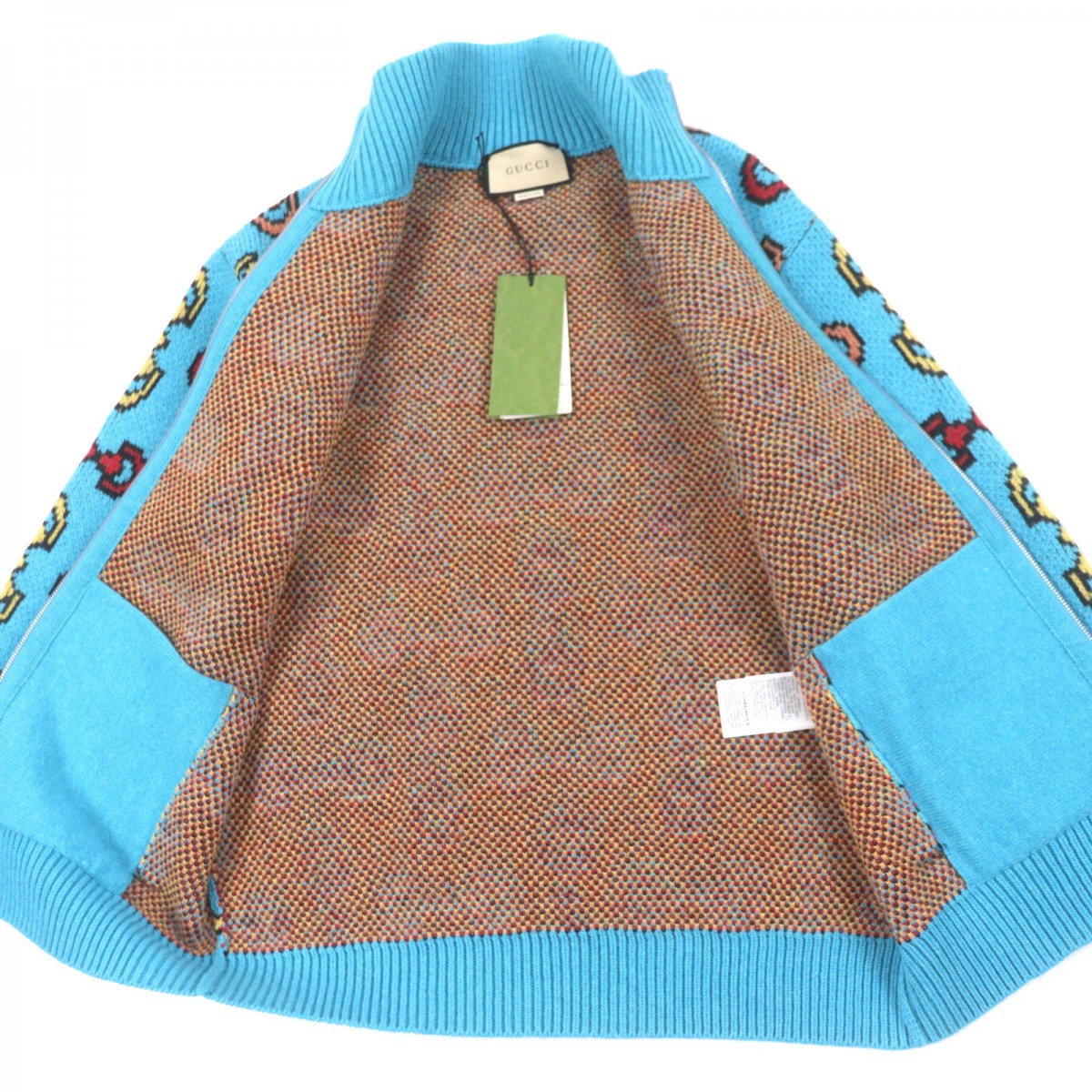 GUCCI Jacket 716370 Main: 100% wool blue mens XS
