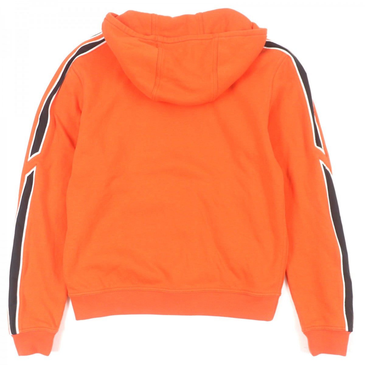 HERMES Hoodie Main: 100% cotton, part: 90% cotton, part: 10% polyester, part: 80% nylon, part: 20% polyurethane Orange Run H Hooded Zip-up Hoodie mens M